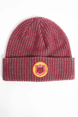 I.S.M. 'Lone Star' Red Cashmere Beanie