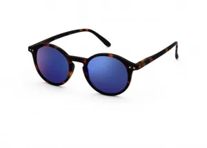 Izipizi Adult Unisex #D Blue Tortoise Mirror Sunglasses