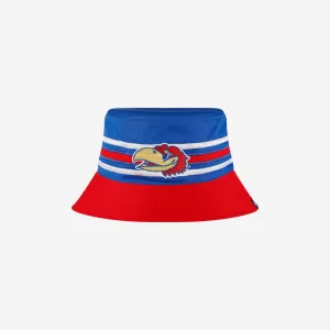 Kansas Jayhawks Team Stripe Bucket Hat