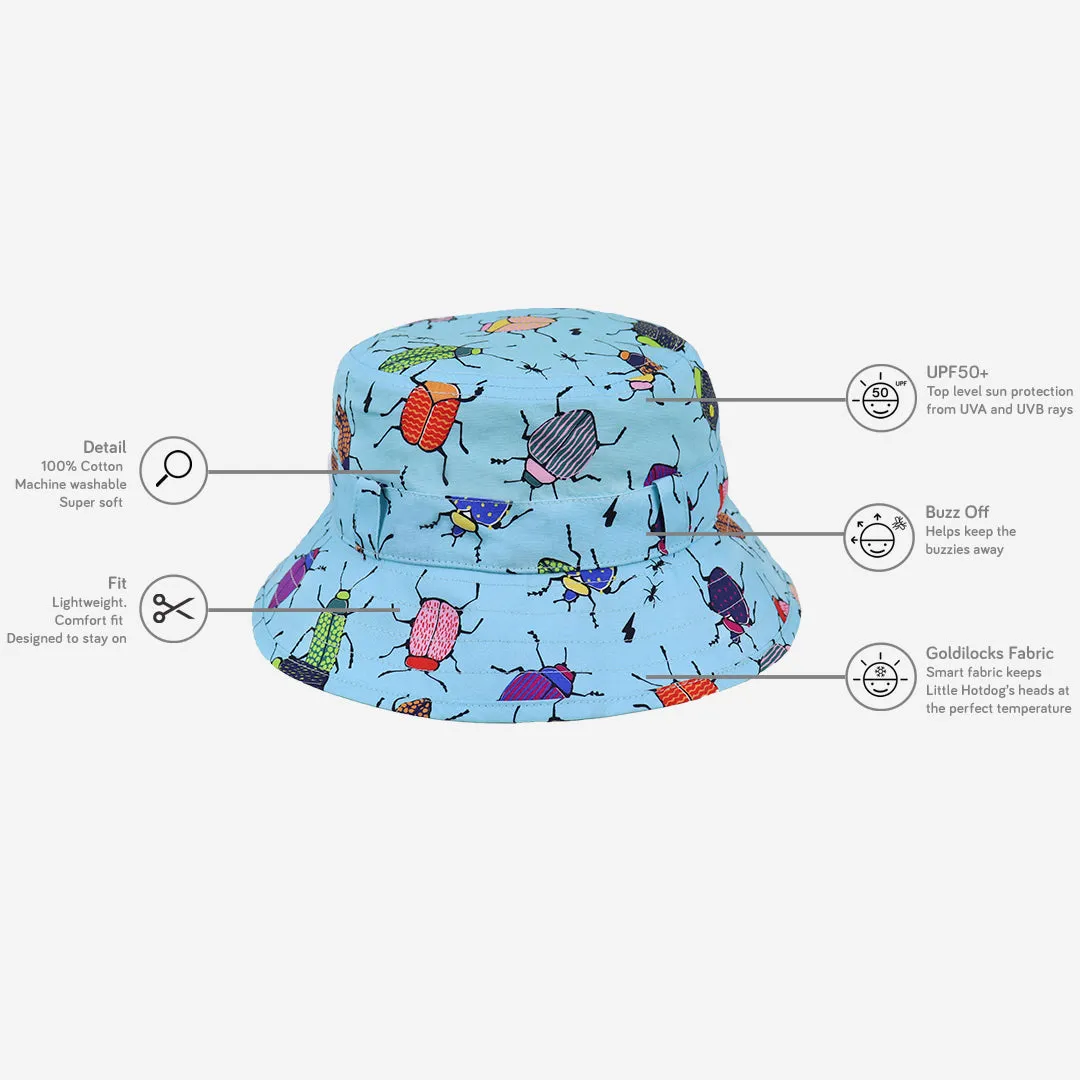 Kids Adventurer Bucket Hat: Bugs