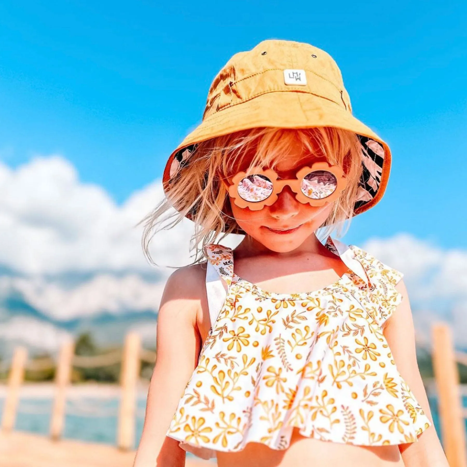 Kids Adventurer Bucket Hat: Cinnamon