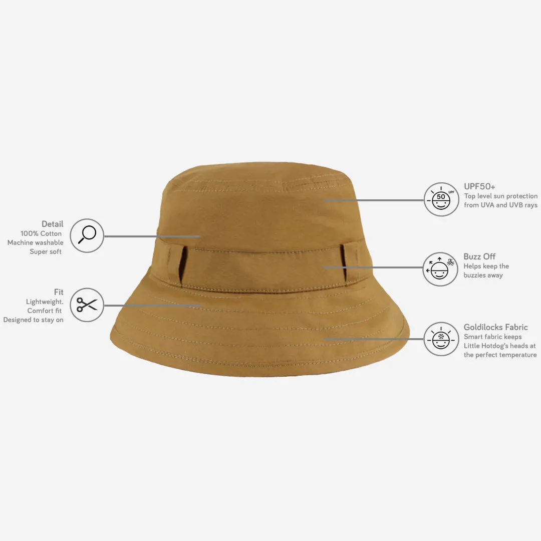 Kids Adventurer Bucket Hat: Cinnamon