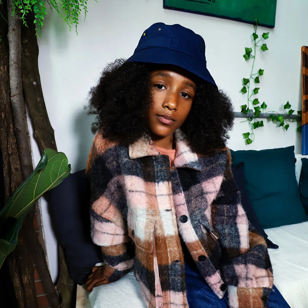Kids Adventurer Bucket Hat: Navy