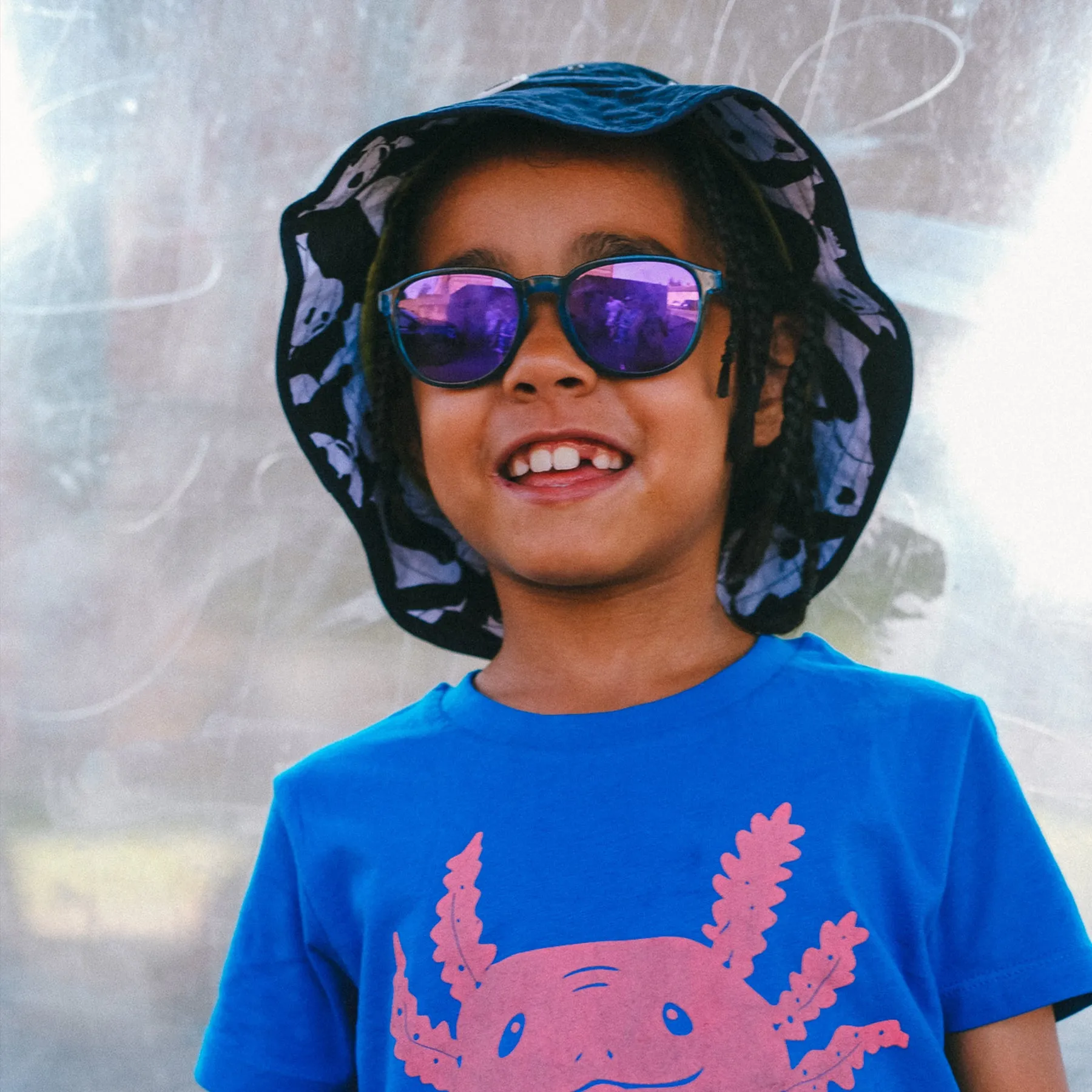 Kids Adventurer Bucket Hat: Navy