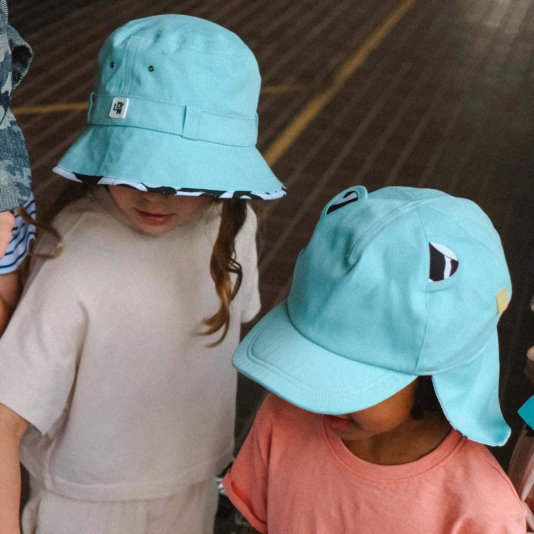 Kids Adventurer Bucket Hat: Pale Blue