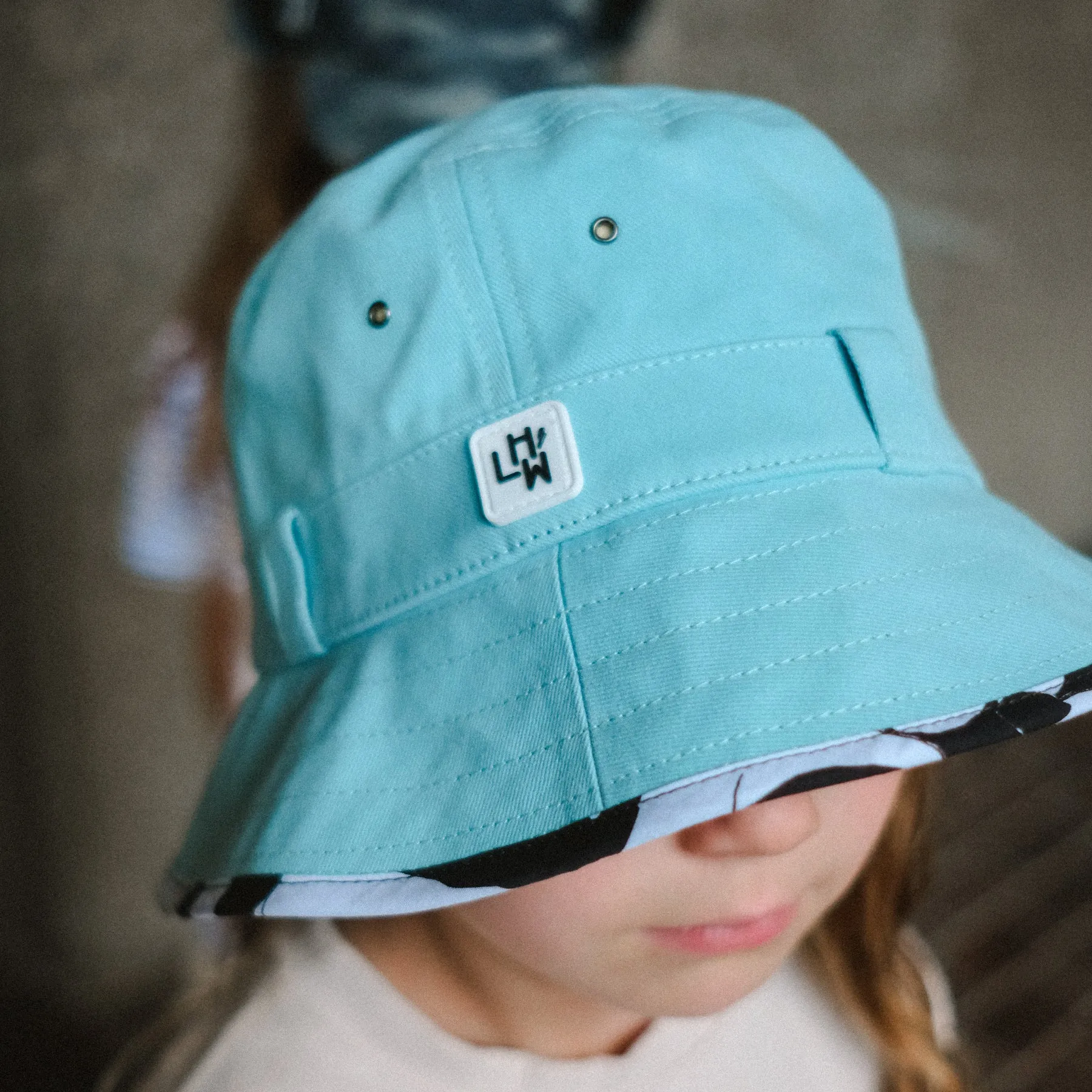 Kids Adventurer Bucket Hat: Pale Blue