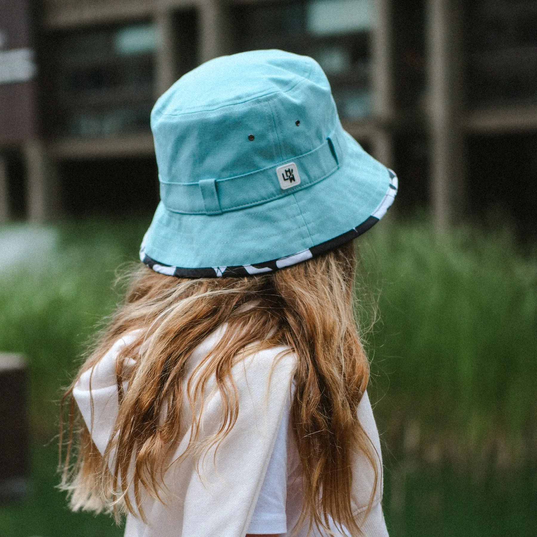 Kids Adventurer Bucket Hat: Pale Blue