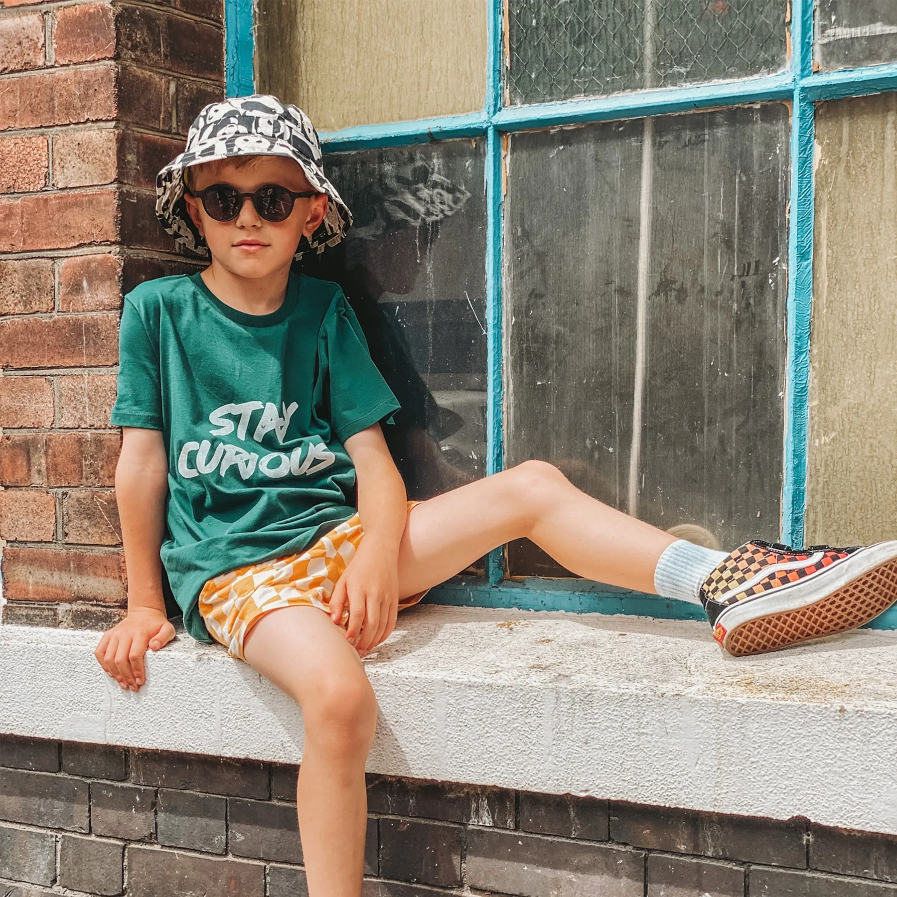 Kids Adventurer Bucket Hat: Panda Pop