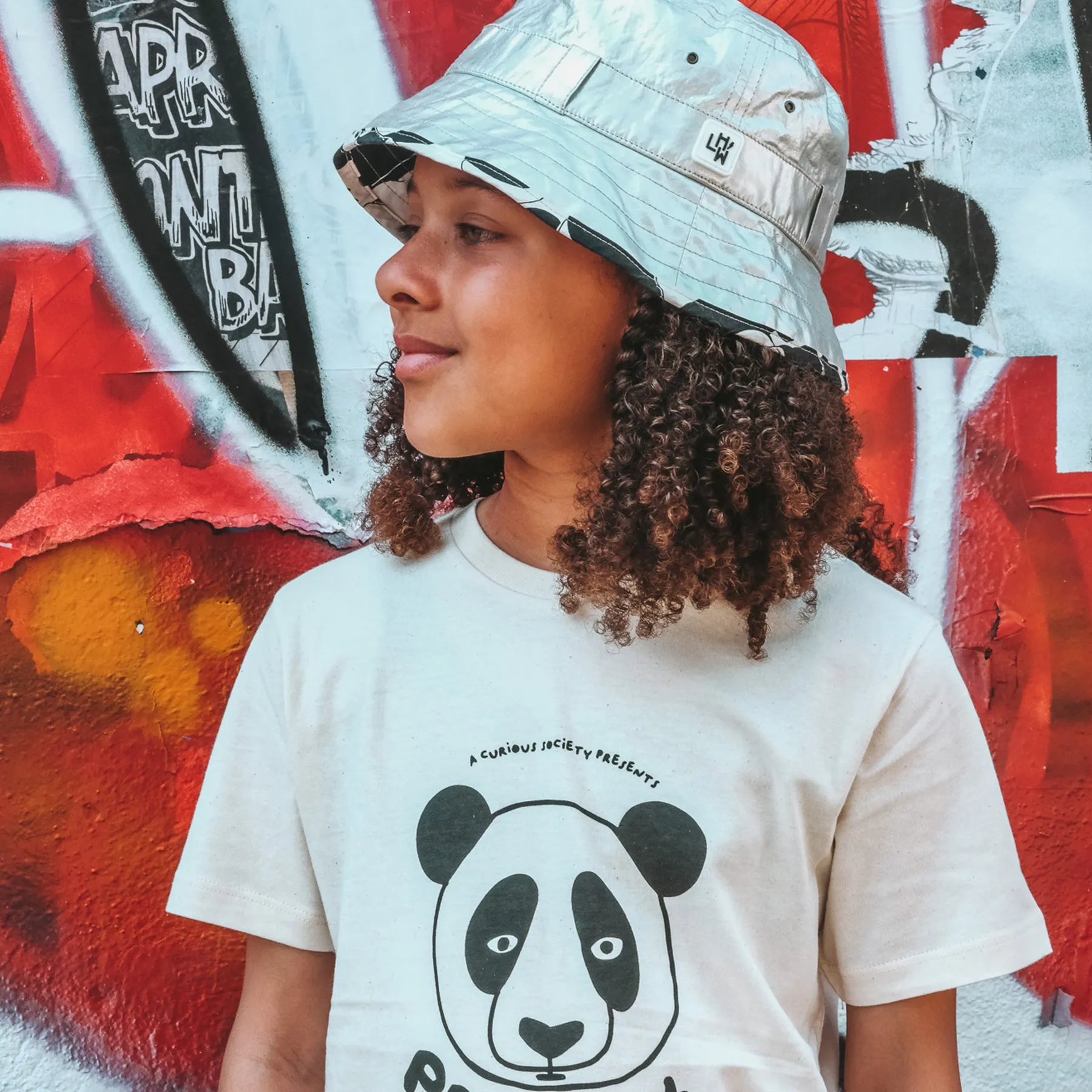 Kids Adventurer Bucket Hat: Silver
