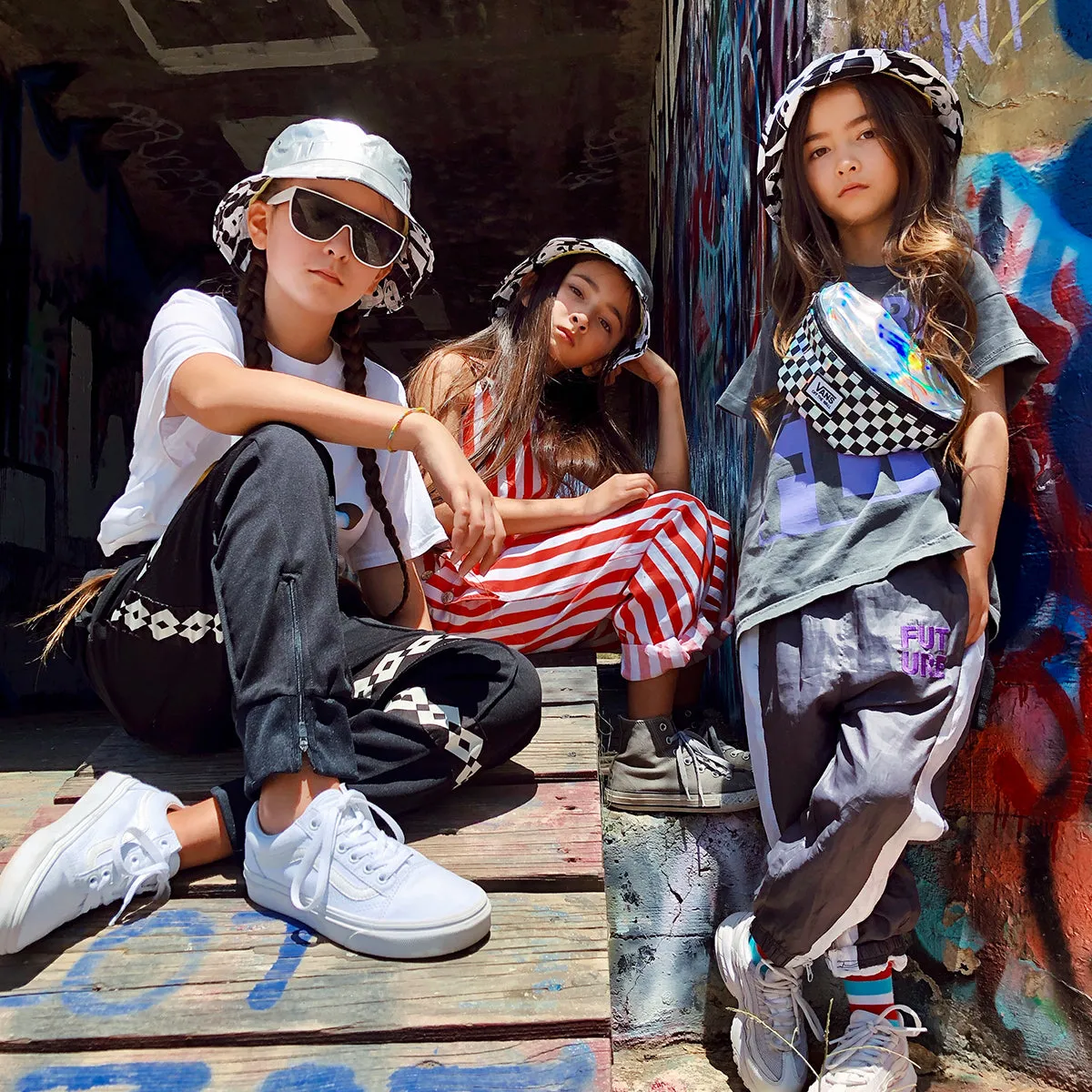 Kids Adventurer Bucket Hat: Silver