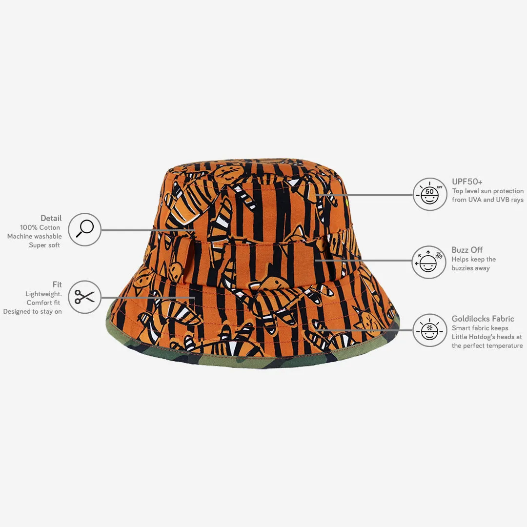 Kids Adventurer Bucket Hat: Tiger King