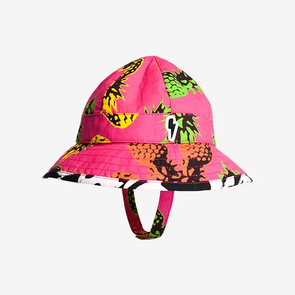 Kids Pioneer Floppy Sun Hat: Pineapple Punch
