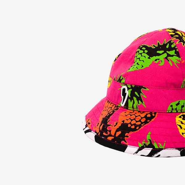 Kids Pioneer Floppy Sun Hat: Pineapple Punch