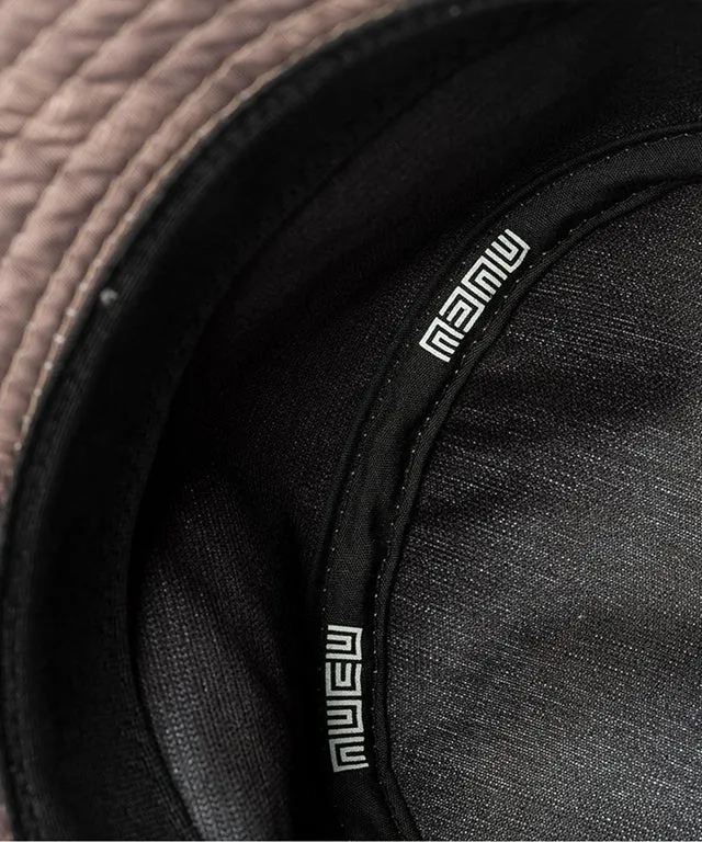 LENUCU Logo Bucket Hat - Brown
