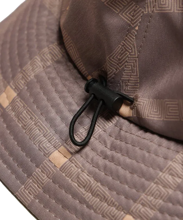 LENUCU Logo Bucket Hat - Brown