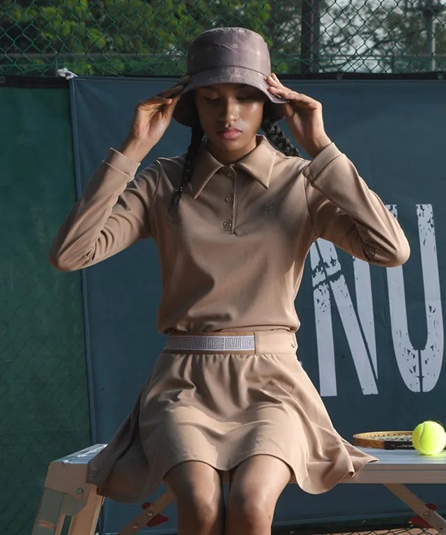 LENUCU Logo Bucket Hat - Brown