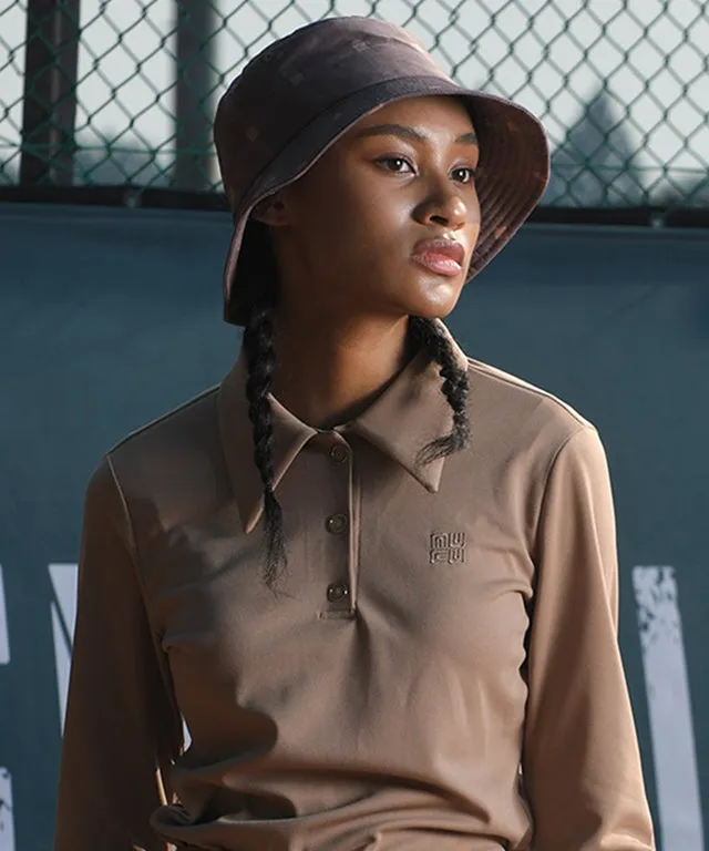 LENUCU Logo Bucket Hat - Brown