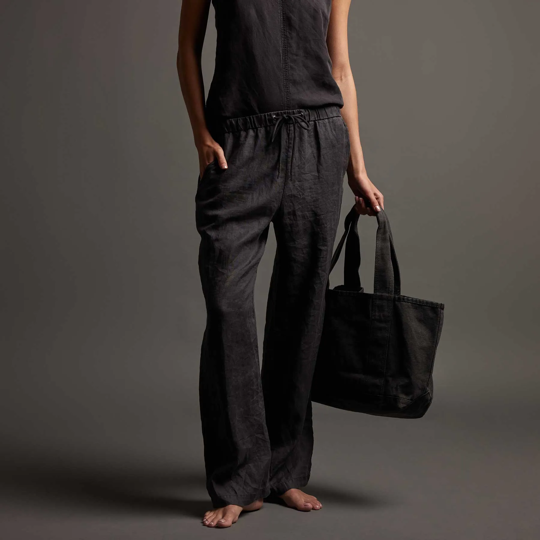 Lightweight Linen Pant - Magma Pigment