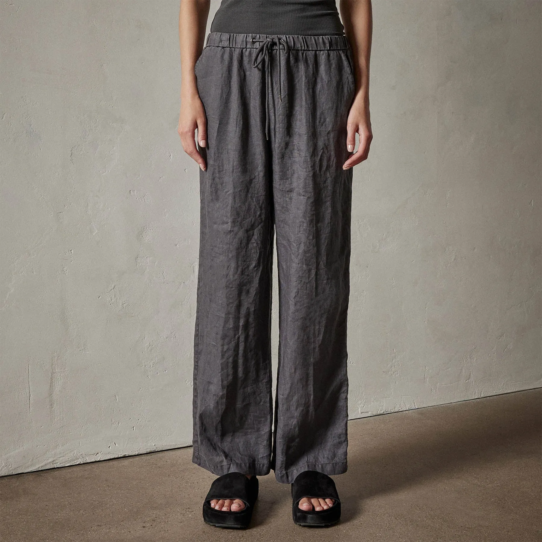 Lightweight Linen Pant - Magma Pigment