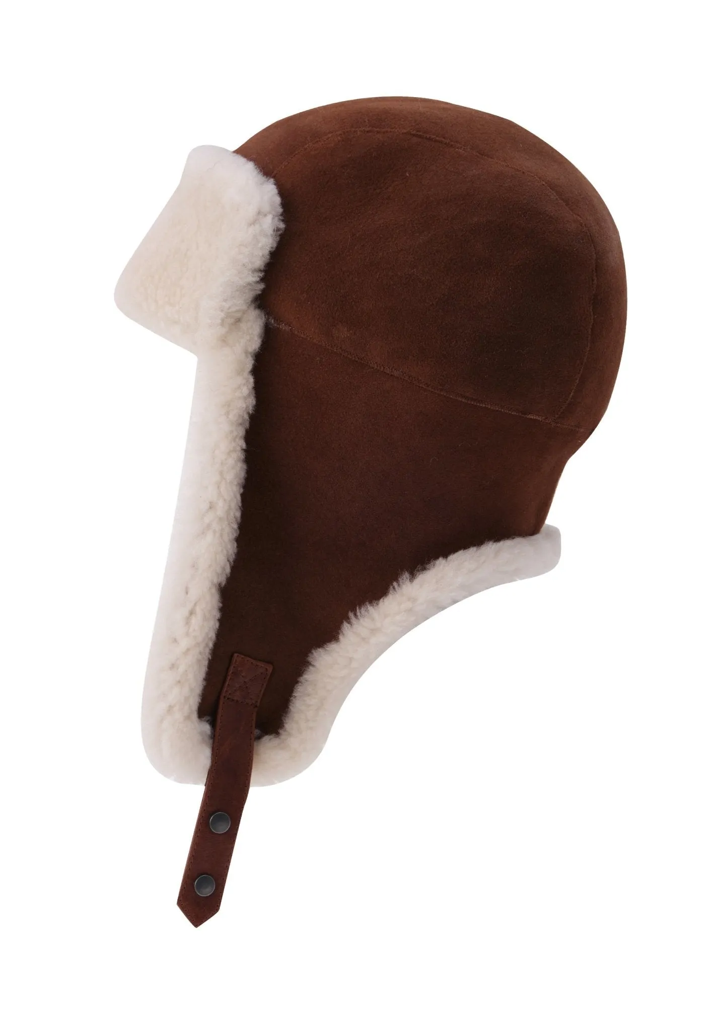 Logan Unisex Shearling Aviator Winter Hat - Whiskey