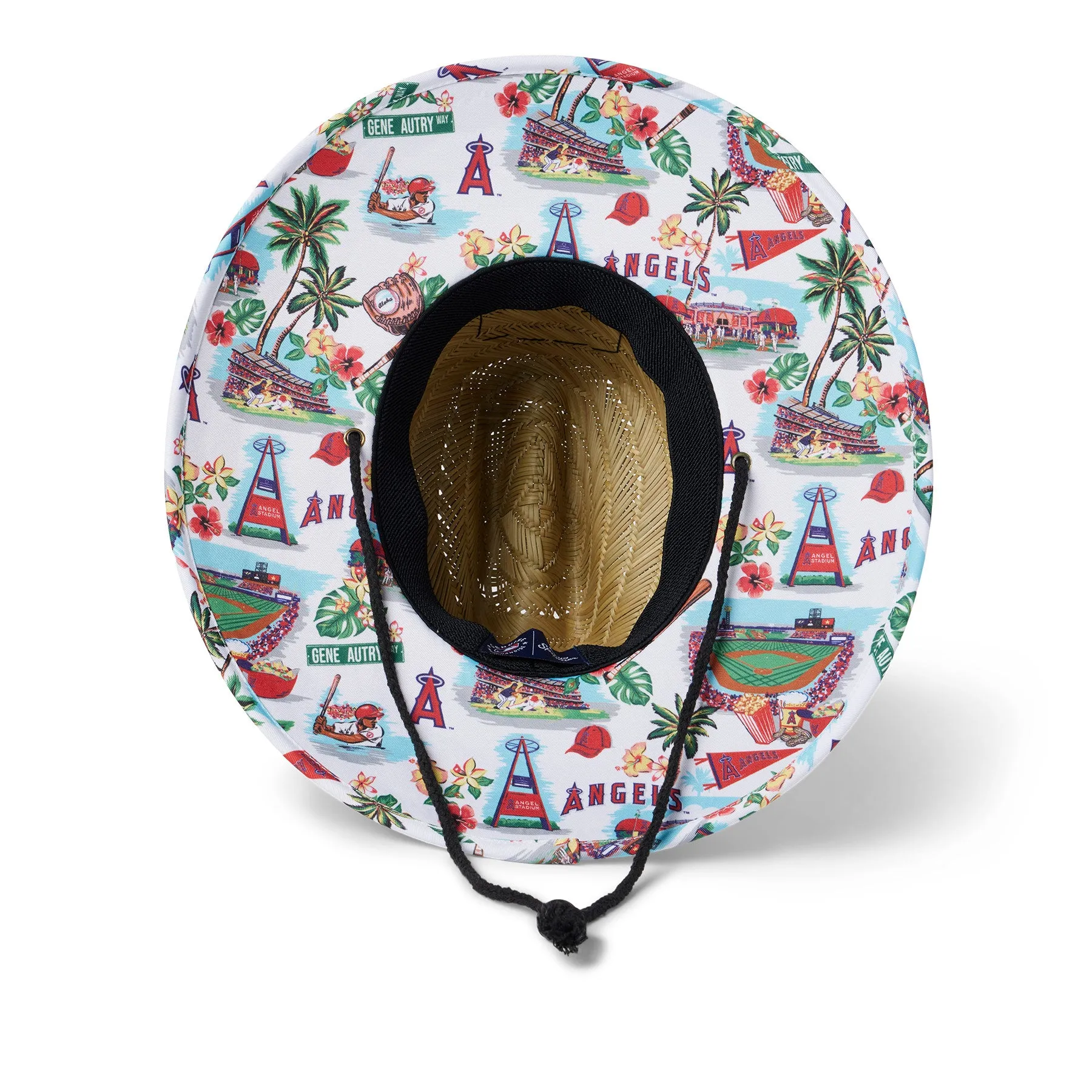 LOS ANGELES ANGELS SCENIC STRAW HAT