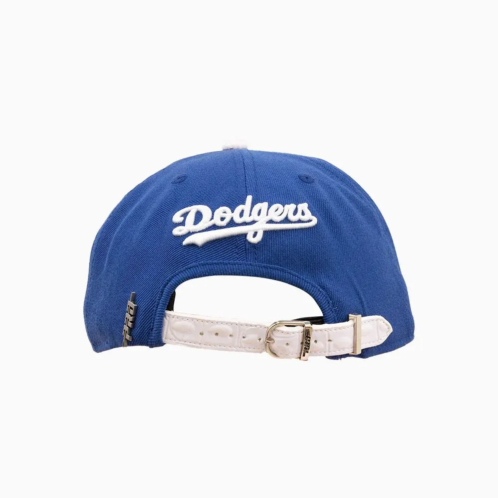 Los Angeles Dodgers MLB Hat With Leather Visor