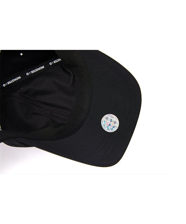 Monster G Women Swarovski Ball Cap Black