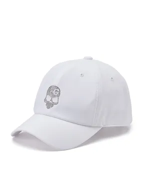 Monster G Women Swarovski Ball Cap White