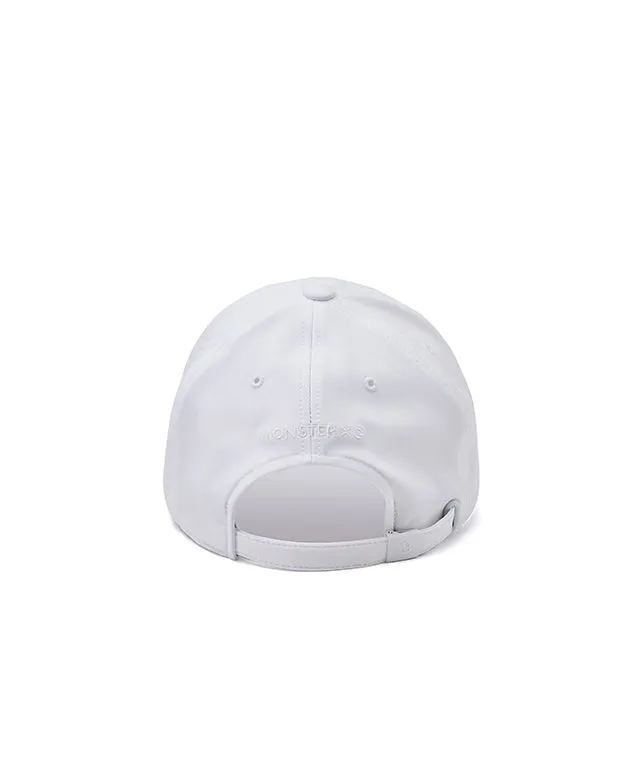 Monster G Women Swarovski Ball Cap White