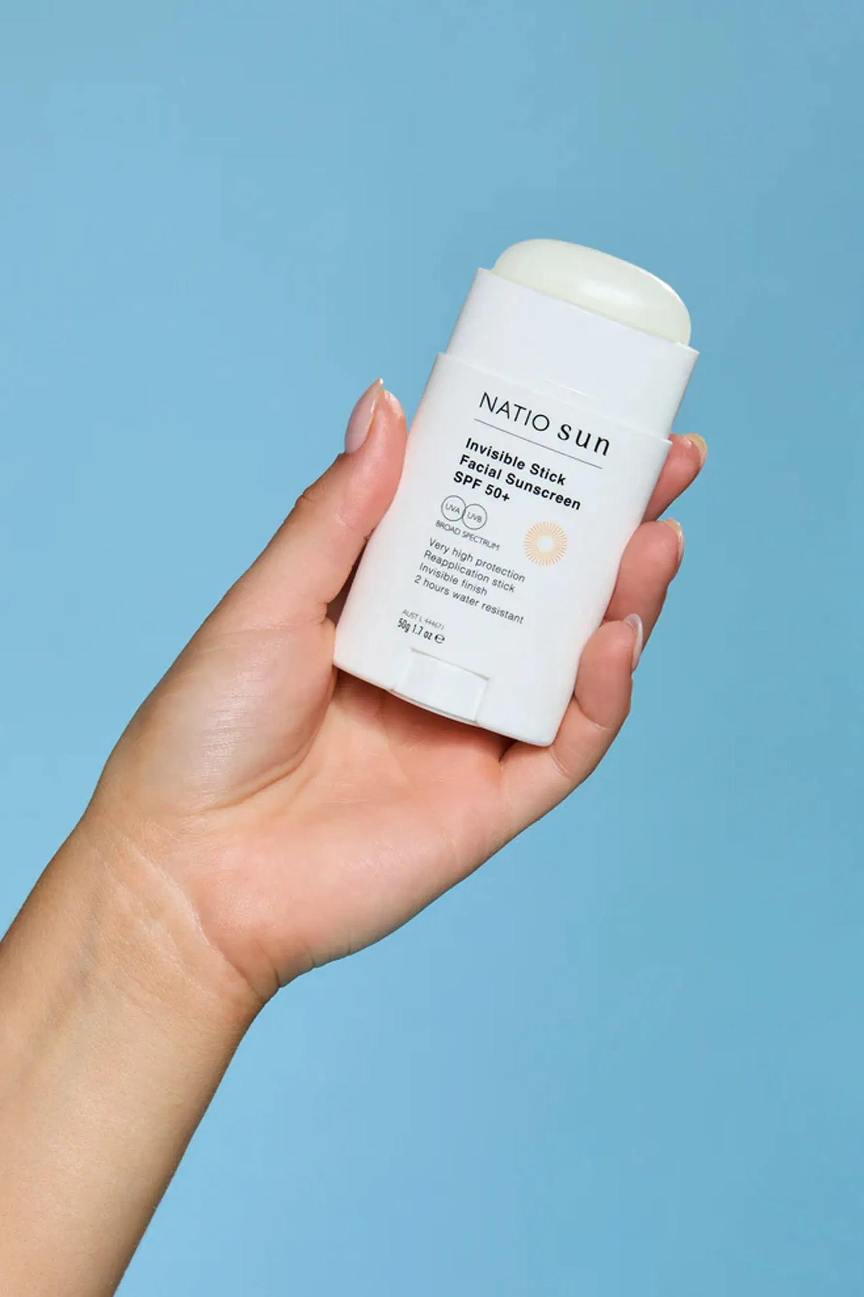NATIO Invisible Stick Face Sunscreen SPF50  50g