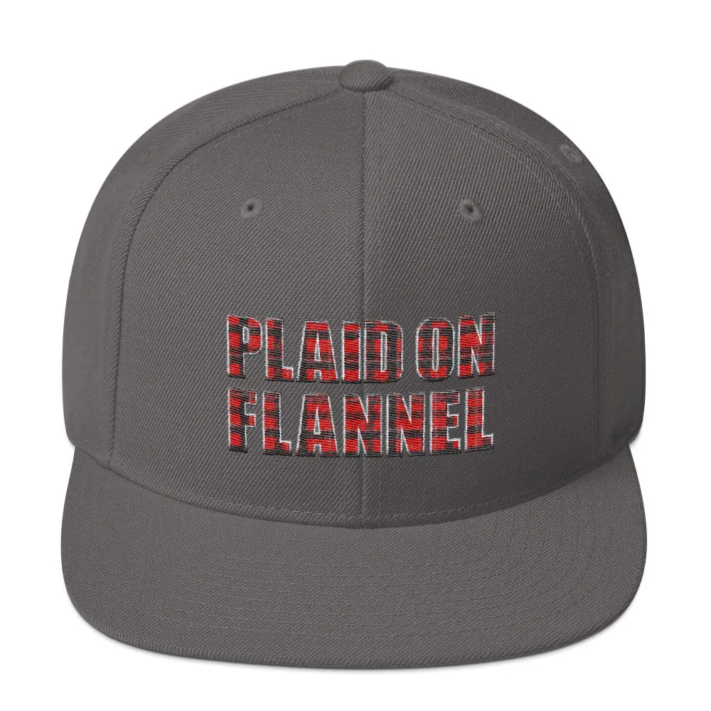Plaid On Flannel Snapback Hat