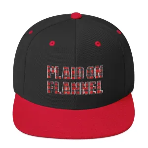Plaid On Flannel Snapback Hat