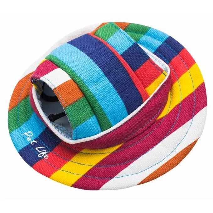Rainbow Brim Dog Hat Extras
