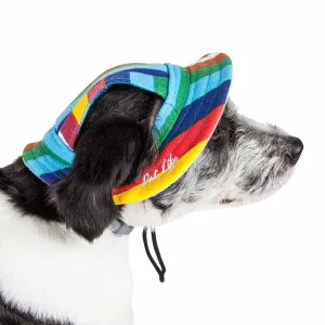 Rainbow Brim Dog Hat Extras