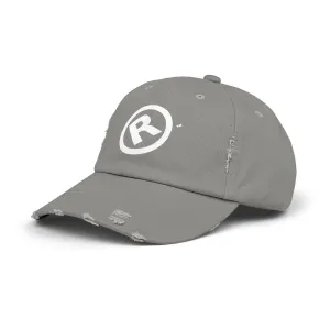 Raw Suhi "R" LOGO Distressed Dad Cap (light olive)