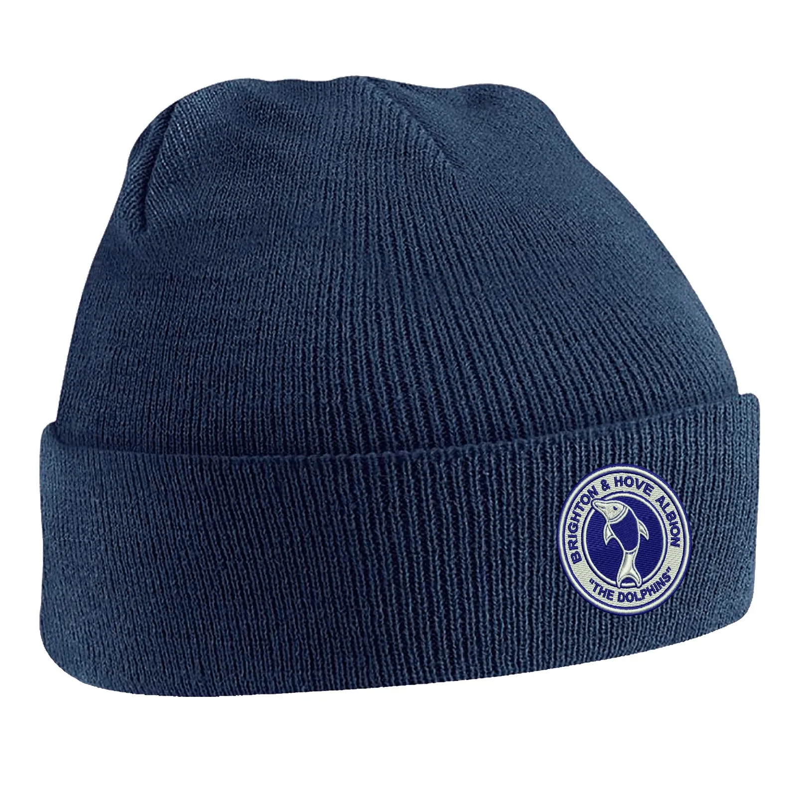 Retro Brighton 1970s Embroidered Beanie Hat