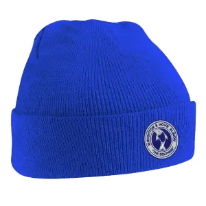 Retro Brighton 1970s Embroidered Beanie Hat
