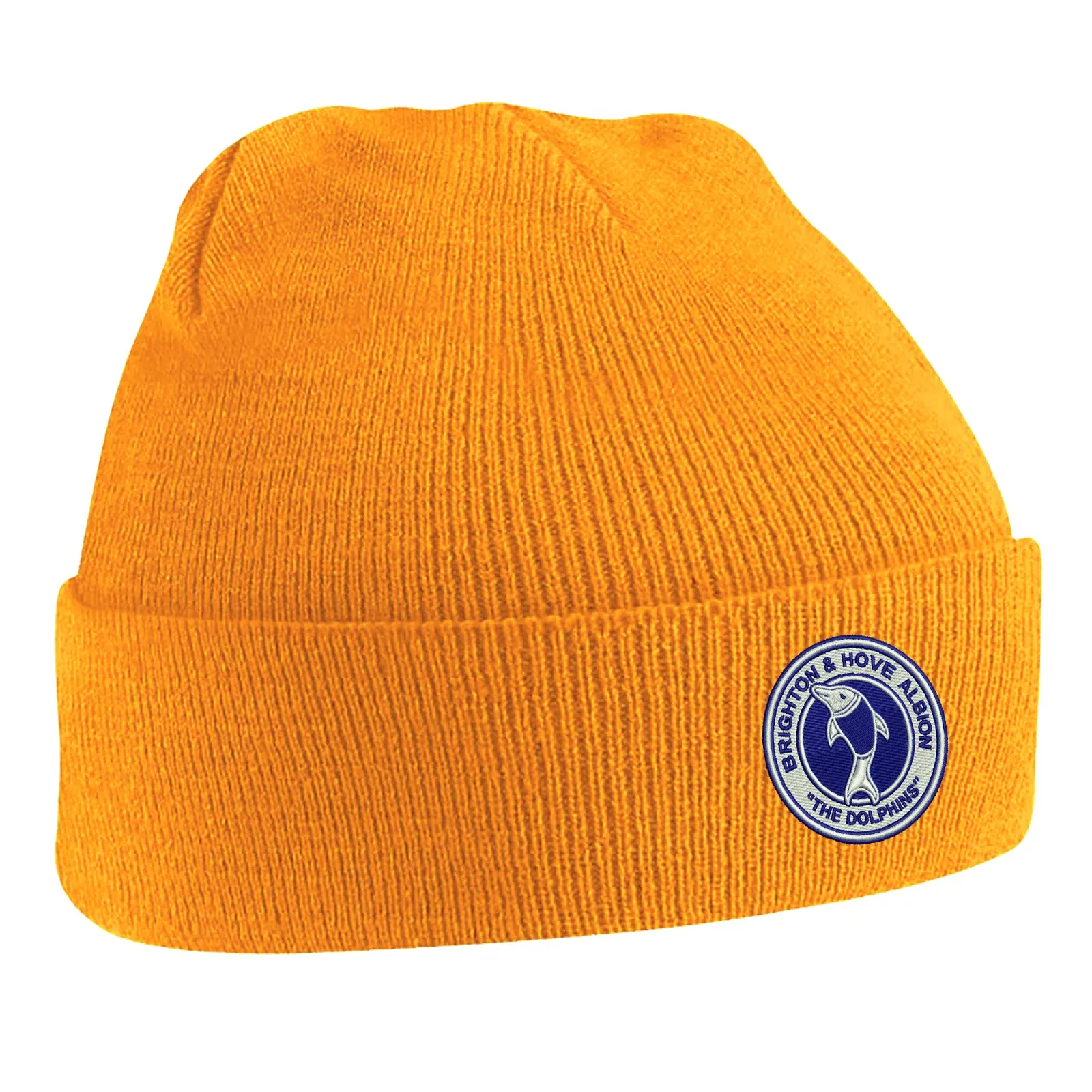 Retro Brighton 1970s Embroidered Beanie Hat