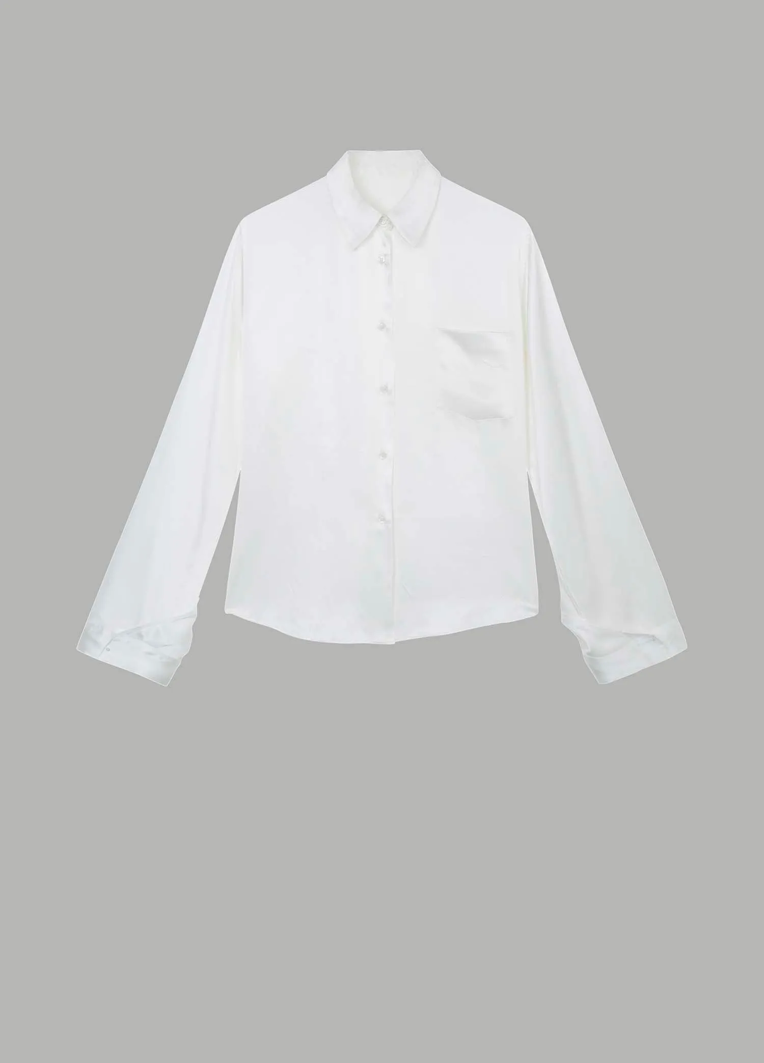 Shirts / JNBY Silk H-Shape Long Sleeve Shirt