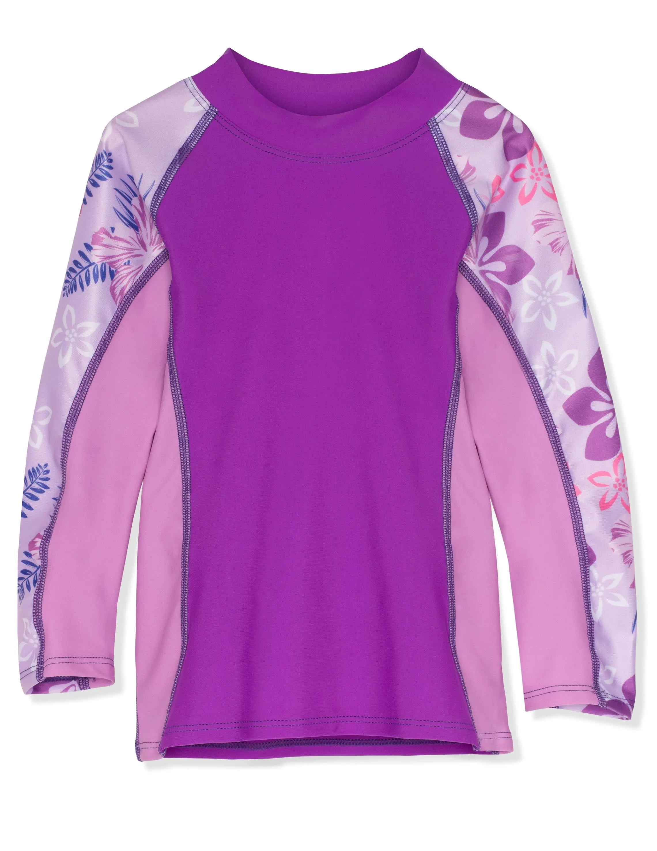 Shoreline Long Sleeve Rash Guard - Malva (MADE IN USA)