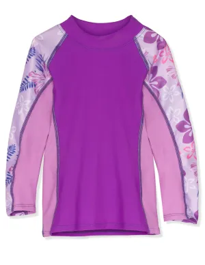 Shoreline Long Sleeve Rash Guard - Malva (MADE IN USA)
