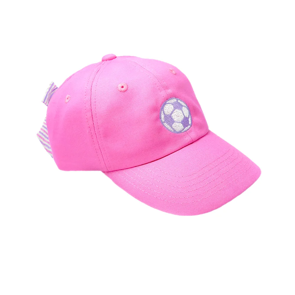 Soccer Bow Baseball Hat (Youth)