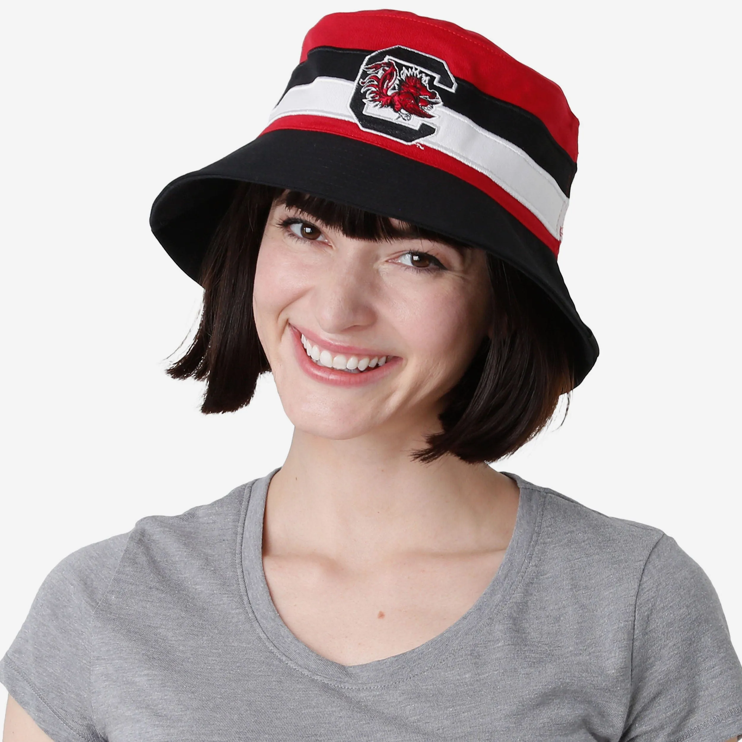 South Carolina Gamecocks Team Stripe Bucket Hat