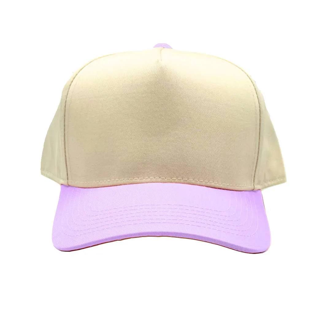Spring 5 Panel Two Tone Baseball Hats