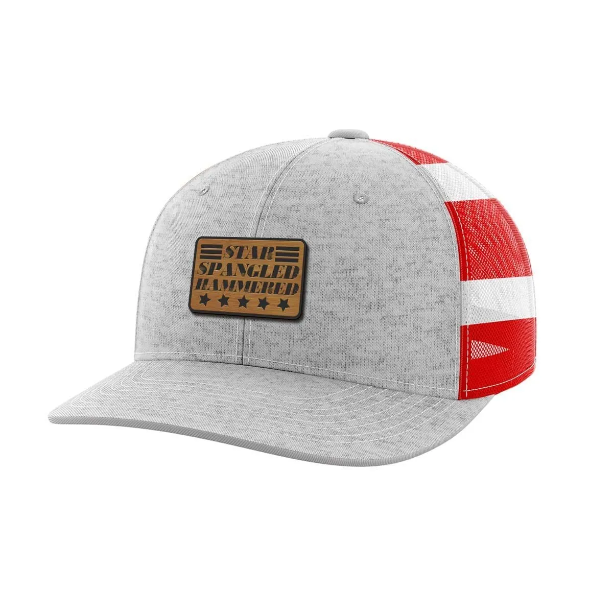Star Spangled Hammered Bamboo Patch Hat