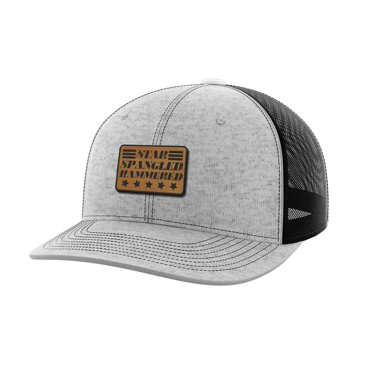 Star Spangled Hammered Bamboo Patch Hat