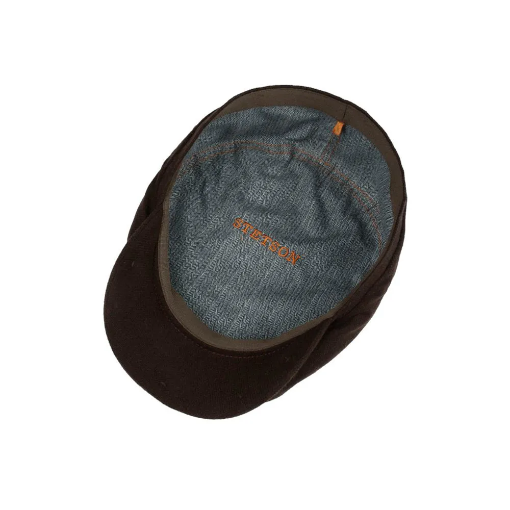 Stetson - Belfast Wool Blend - Sixpence/Flat Cap - Brown