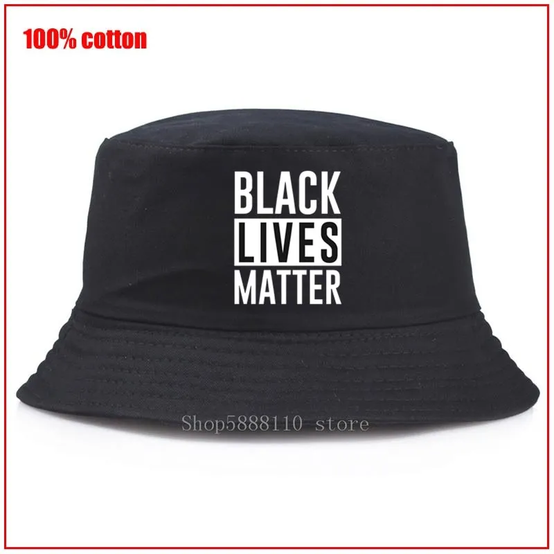 Summer bucket hat for men women George Floyd - Black Lives Matter fisherman hat Adult panama bob hat funny hat for girl boy