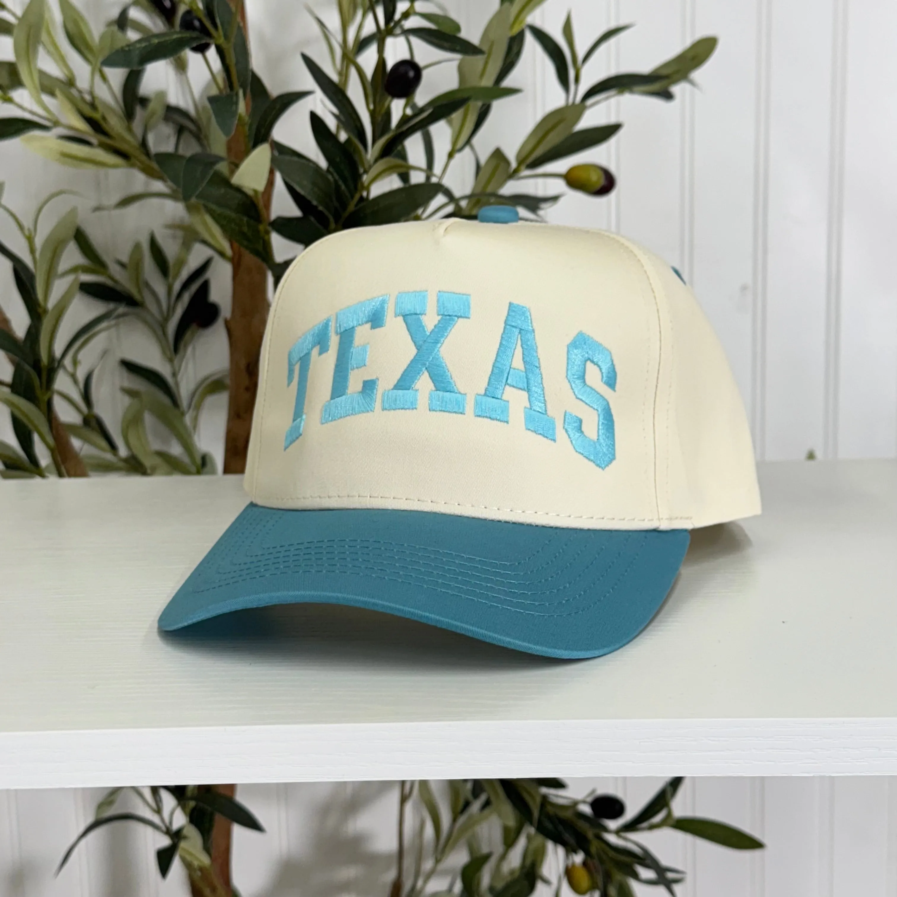 Texas Arched 5-Panel Two-Tone Spring Embroidered Baseball Cap 🤠⭐