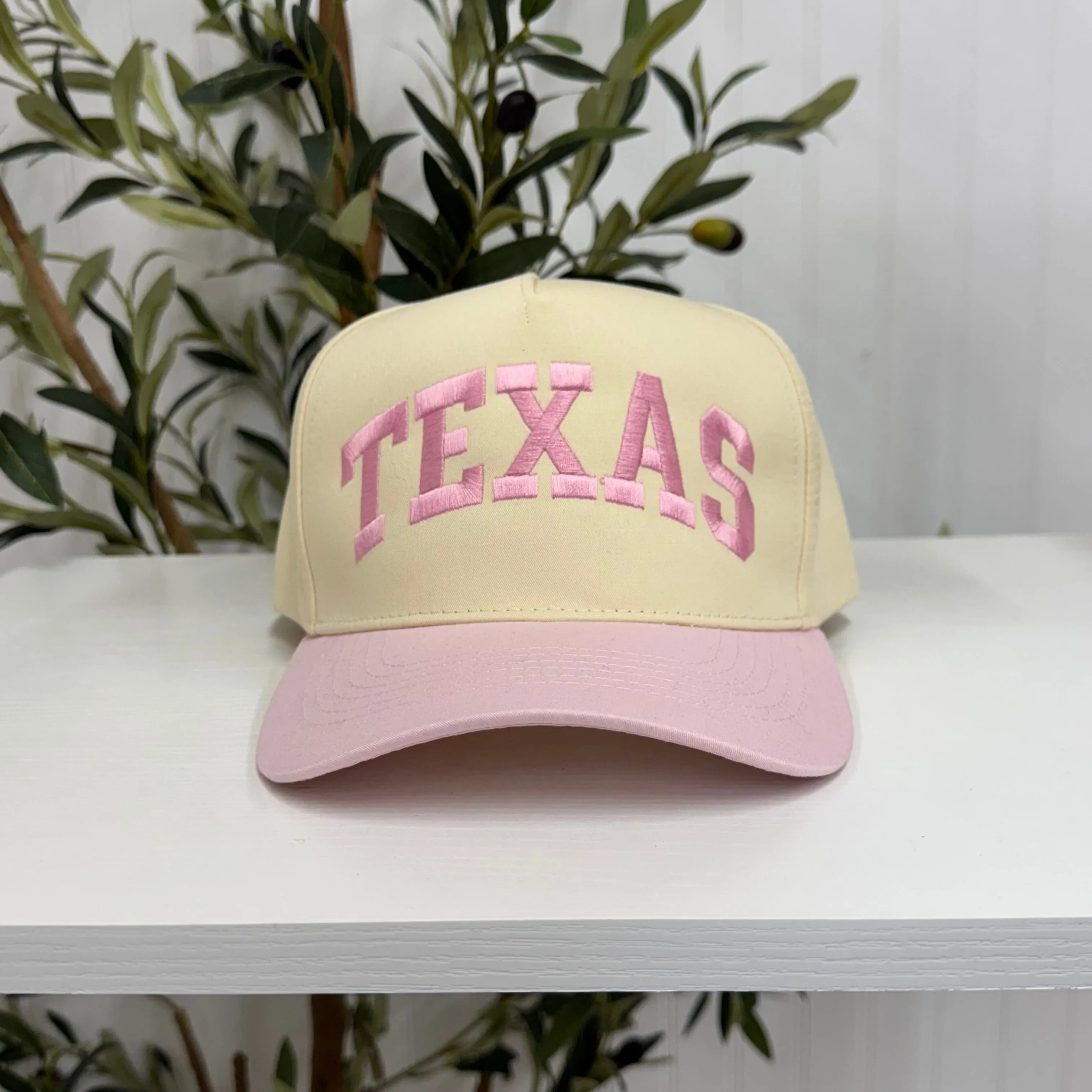 Texas Arched 5-Panel Two-Tone Spring Embroidered Baseball Cap 🤠⭐